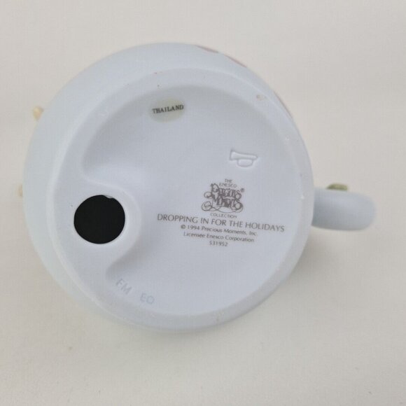 PRECIOUS MOMENTS Dropping In For The Holidays 531952  Figurine - Picture 6 of 9